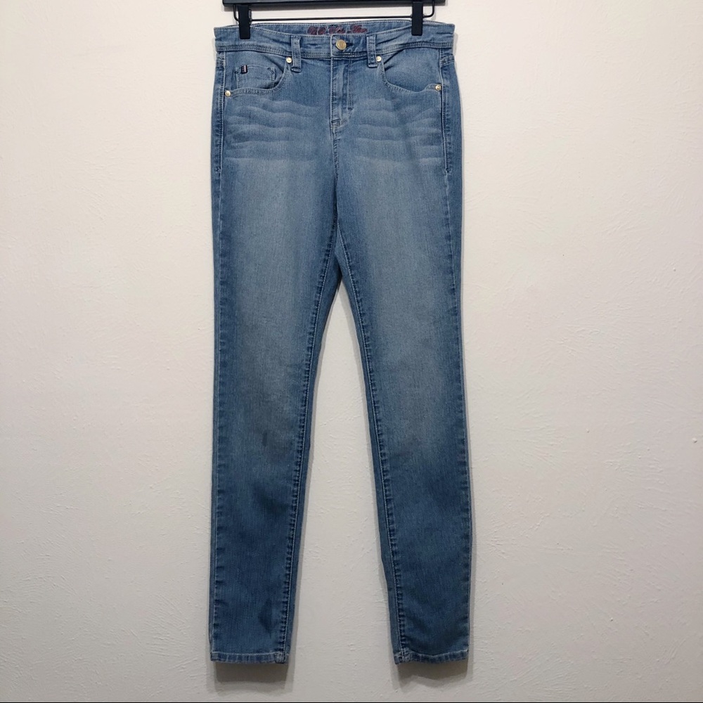 US Polo Light Wash High-Rise Curvy Skinny Jeans -8